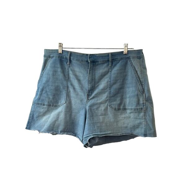 SOFIA by Sofia Vergara AMELIA Jean Shorts Light Rinse High Waist Women's Sz 18 - Picture 1 of 7